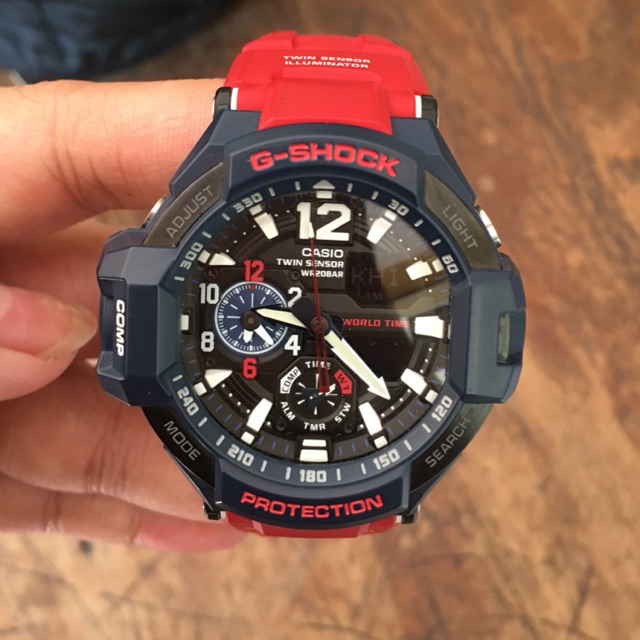 g shock wr20bar twin sensor