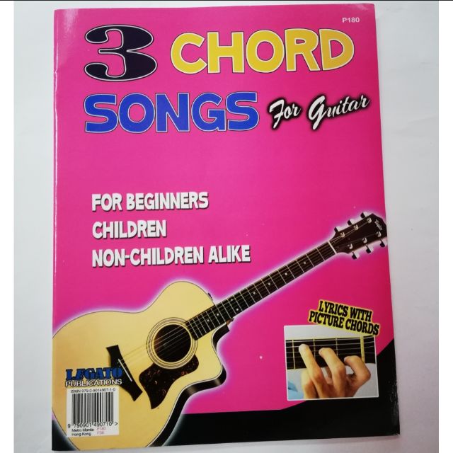 3 Chord Songs Guitar Book