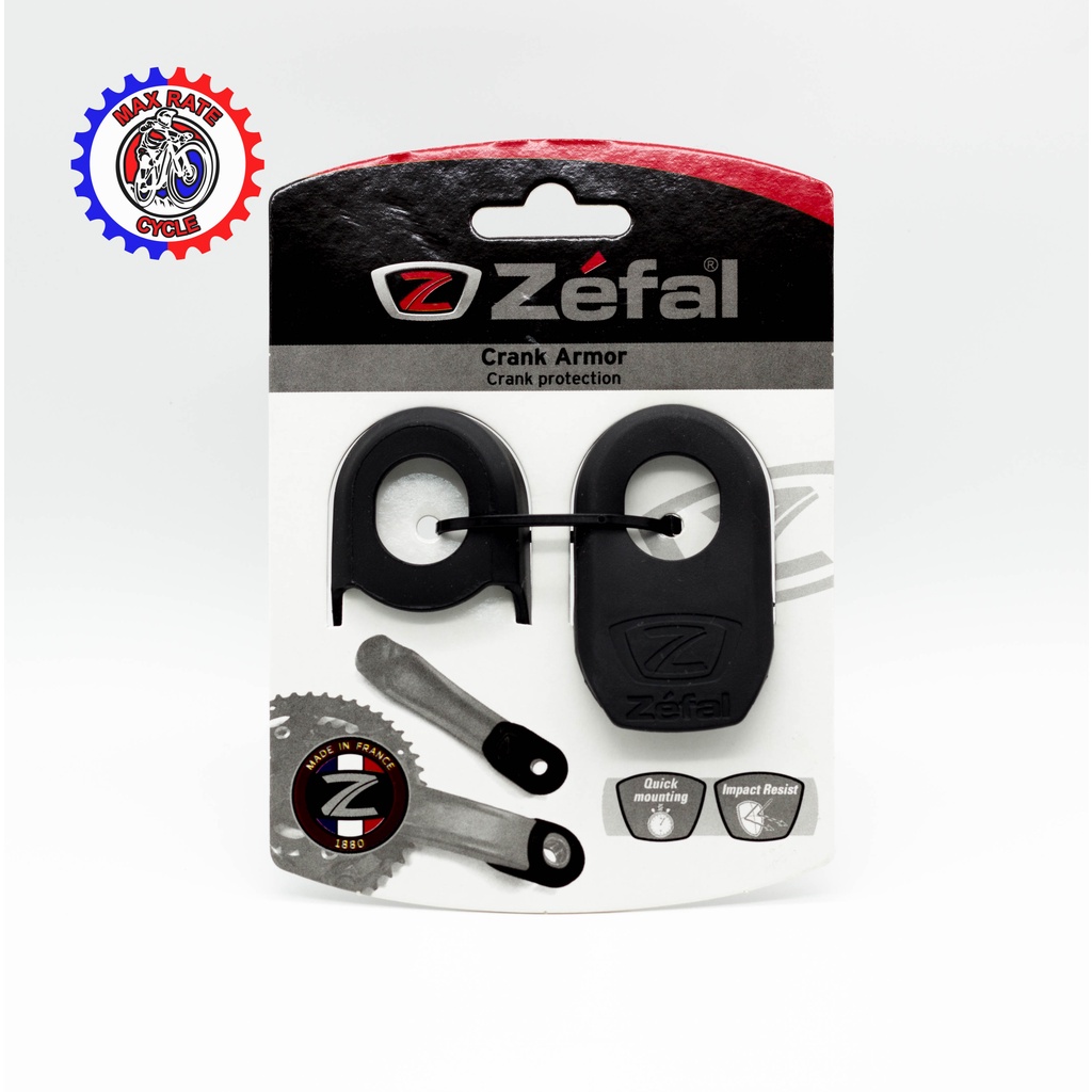 Protection De Manivelle ZEFAL Crank Armor - Pour VTT Et Vélo Route, Fabriqué En France