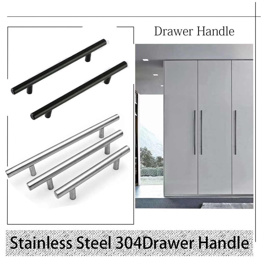 Drawer Handle Stainless Steel 304 Pull wardrobe handles
