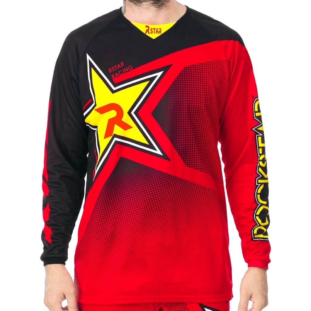 RSTAR Pro Motocross Jersey Motorcycle Racing Jersey Quick Dry Dirt Bike BMX Jersey Shopee