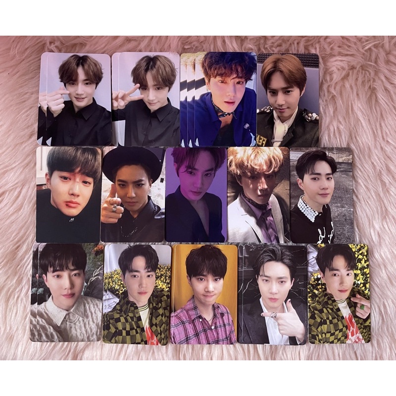 EXO Suho Official Photocards And Postcards (Album And Non-Album ...