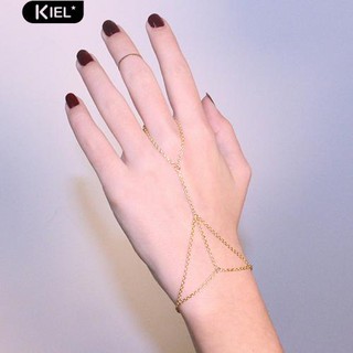 Hand Harness Pagan Bracelet Slave Bracelet Pentacle Triskele Bracelet Ring 