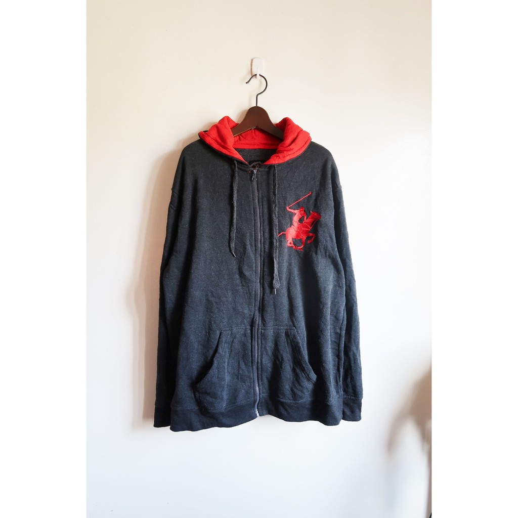 beverly hills polo club zip hoodie