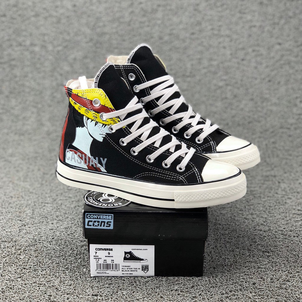 converse 70s hi black white
