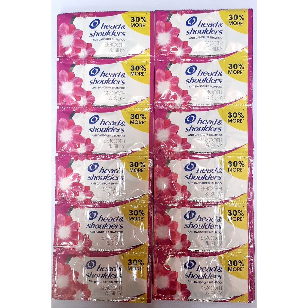 HEAD AND SHOULDER SMOOTH AND SILKY 12ml (6pcs) Shopee Philippines