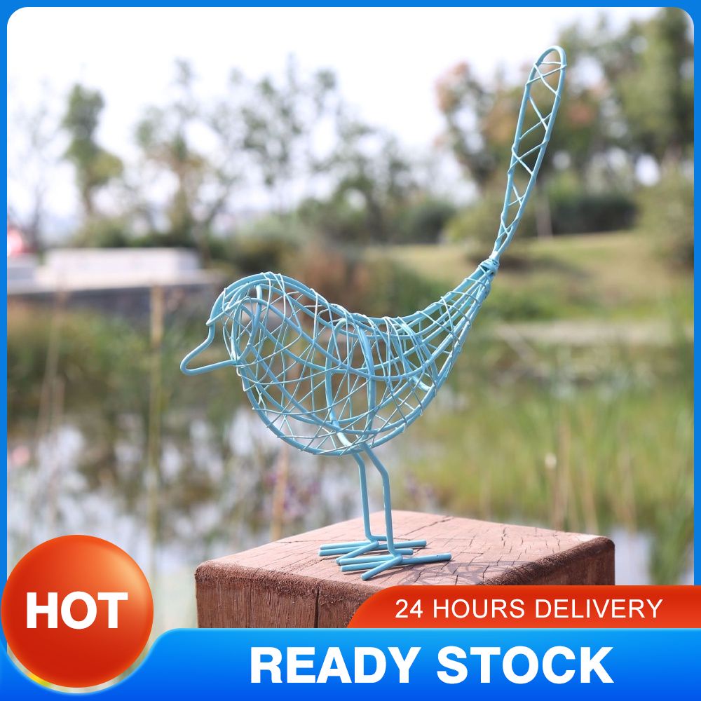 Cod Iron Bird Figurines Nordic Abstract Statue Animal Home Decoration Accessories Interior Living Room Desk Decor Blackpink Shopee Philippines