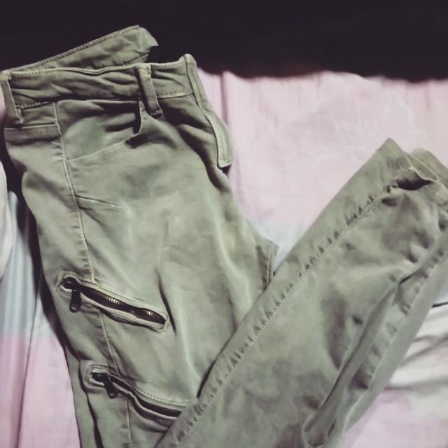 topshop green cargo pants