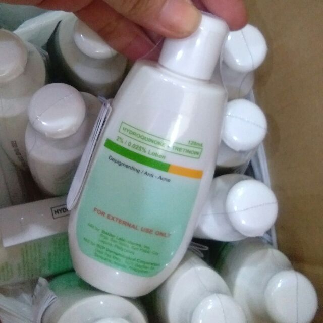Hydroquinone+tretinoin (BLEACHING/Whitening) body lotion 120ml Shopee