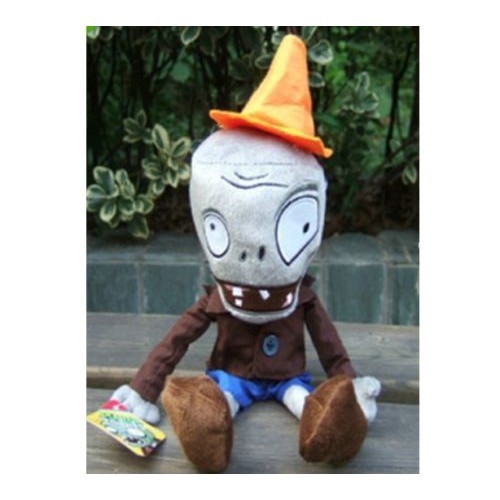 PLANTS vs. ZOMBIES Game Soft Plush Doll Toys CONEHEAD ZOMBIE Shopee
