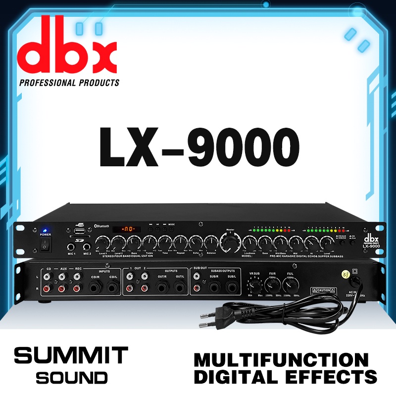DBX LX9000 Professional audio vocal microphone effect Bluetooth dsp