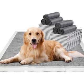 Pet Dog Cat Absorbent Leak Proof Bamboo ActivatedCharcoal Technology Training Pee Pads (S, M, L, XL)