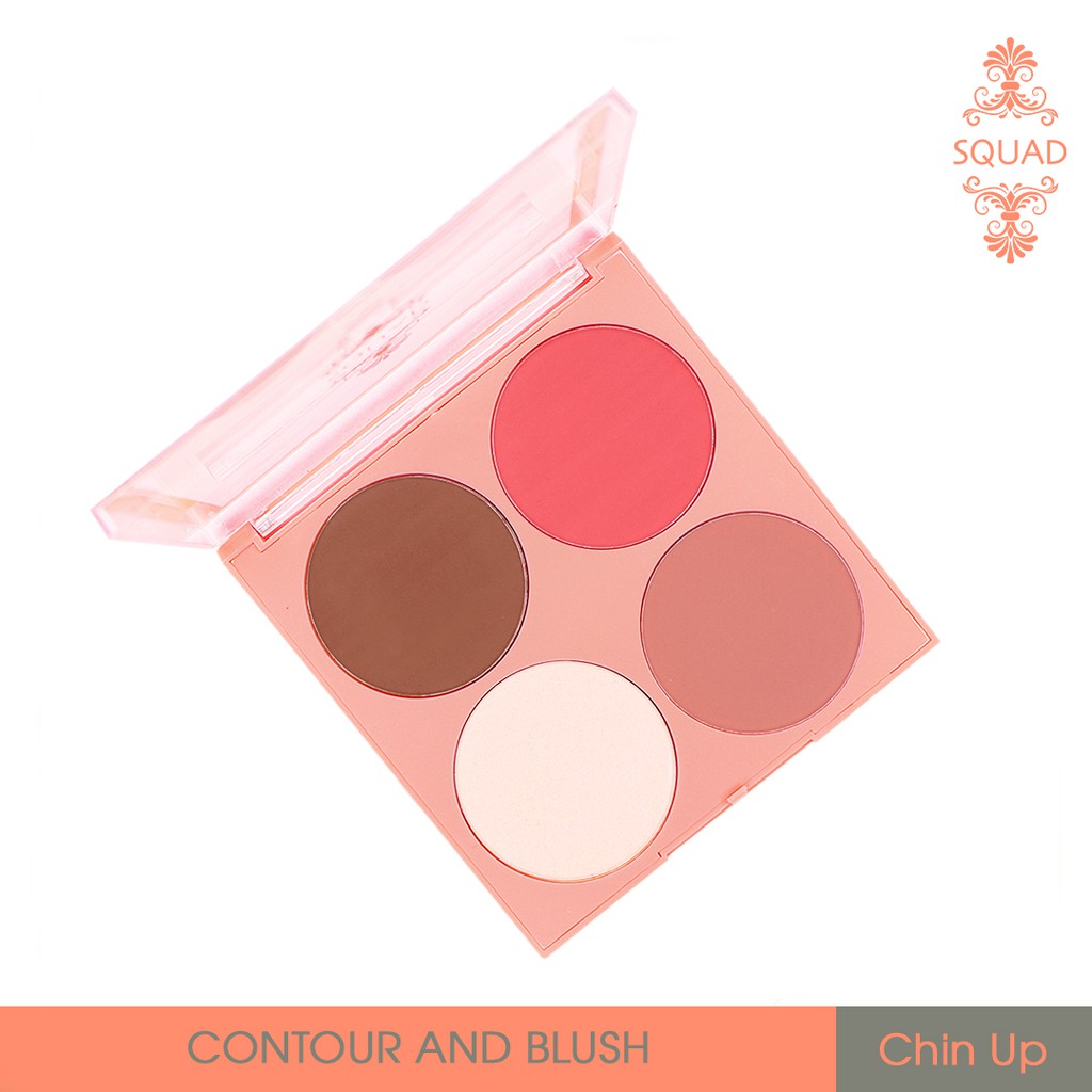 blush on chin