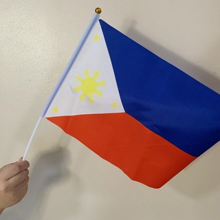 Small Philippine Flag - Flaglet - Made of Polyester Cloth Fabric ...