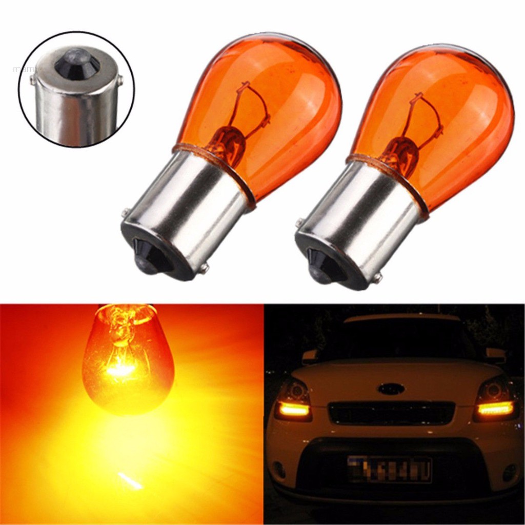 Mamy 2pcs P21W BA15S 1156 12V 21W Car Indicator Reversing Light Bulb ...