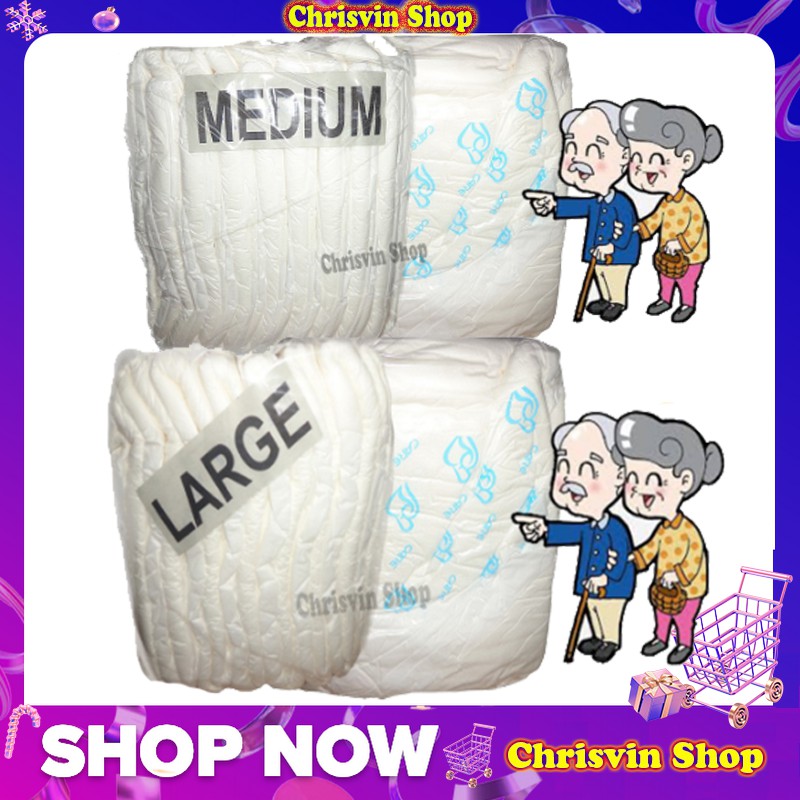 Care Generic (Tape) Adult Diaper Large and Medium Shopee Philippines