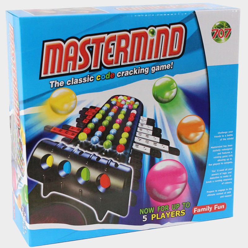 Mastermind Board Game Classic Code Cracking Family games | Shopee ...