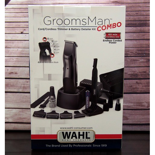 wahl groomsman combo