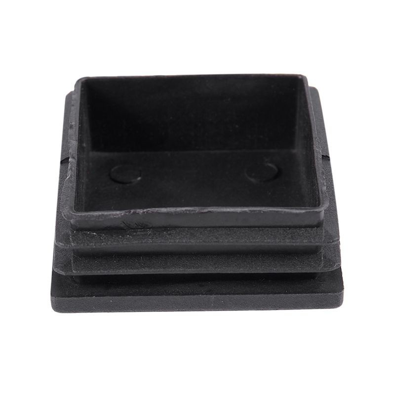 50mm X 50mm Plastic Square End Blind Plugs Cap Inserts 12Pcs