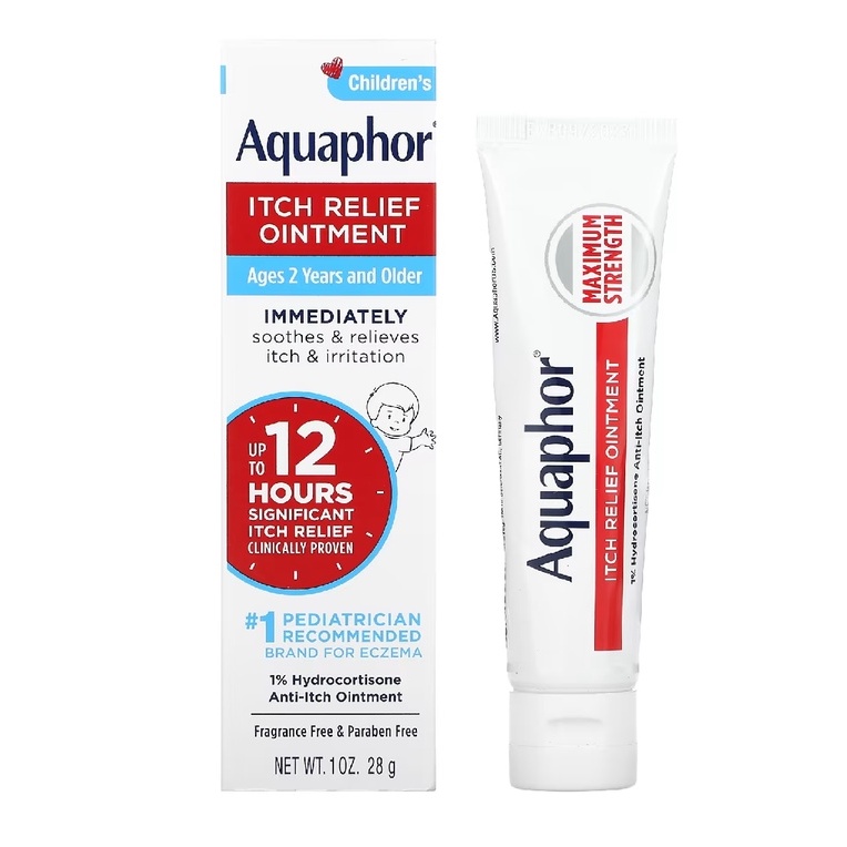 Aquaphor, Children's Itch Relief Ointment, Ages 2 Year and Older, 1 oz