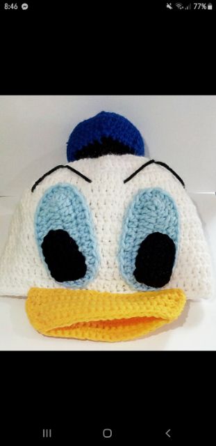 donald duck hat template