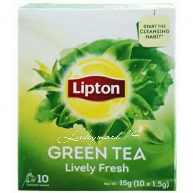 Lipton Green Tea Lively Fresh 15g (10pcs x 1.5g) Shopee Philippines