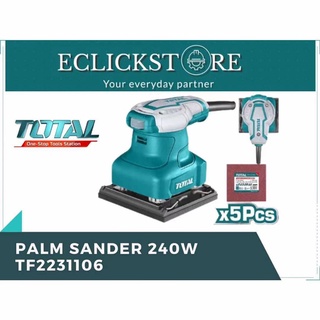 TOTAL TF2231106 Palm Sander Machine 240W Sander Machine Sand Paper Machine Finishing Sander #5