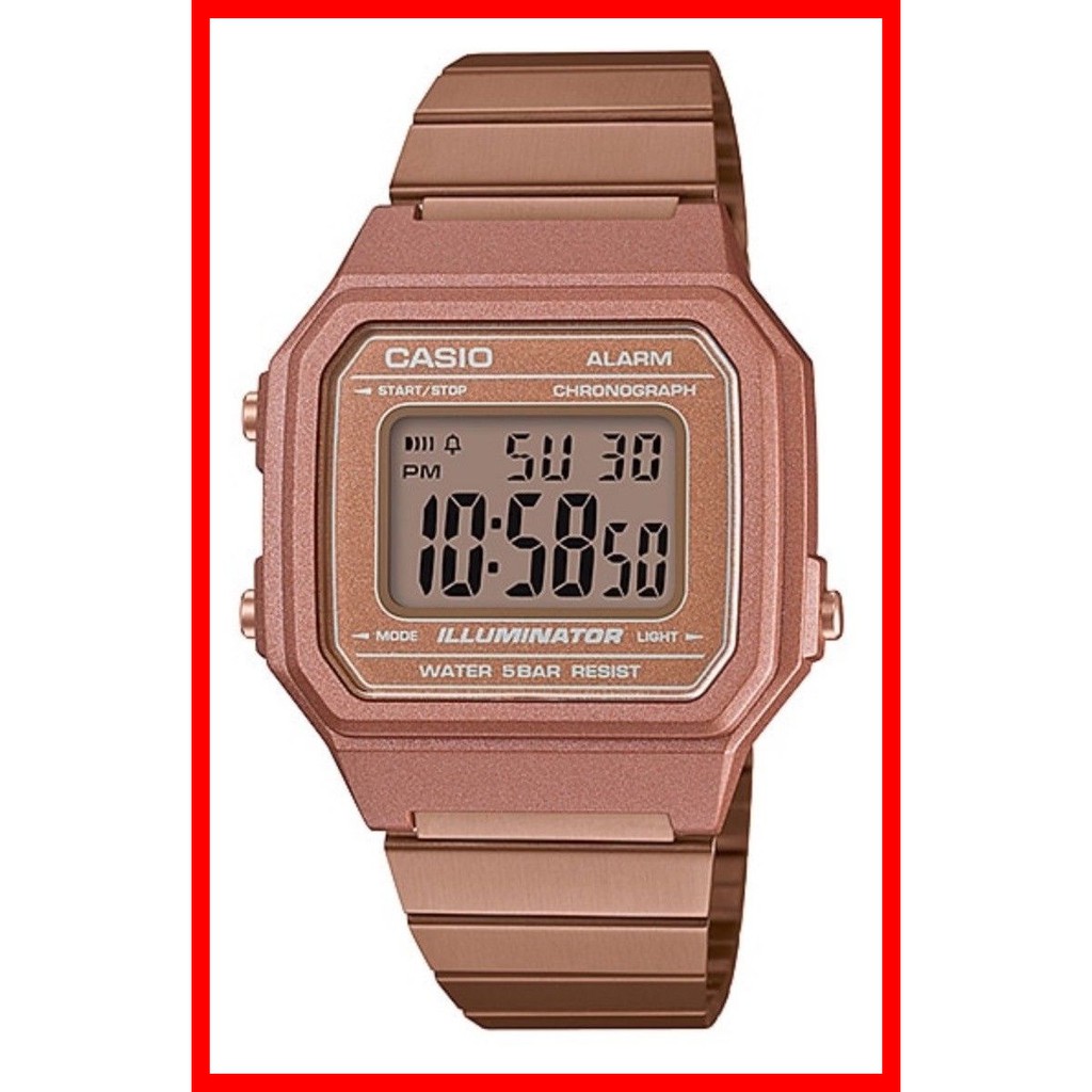 casio women's watch rose gold