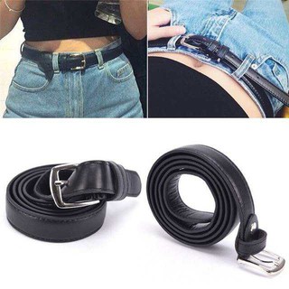 Belt #1 Korean Fashion Women Belts Leather Metal Buckle Waist Belt