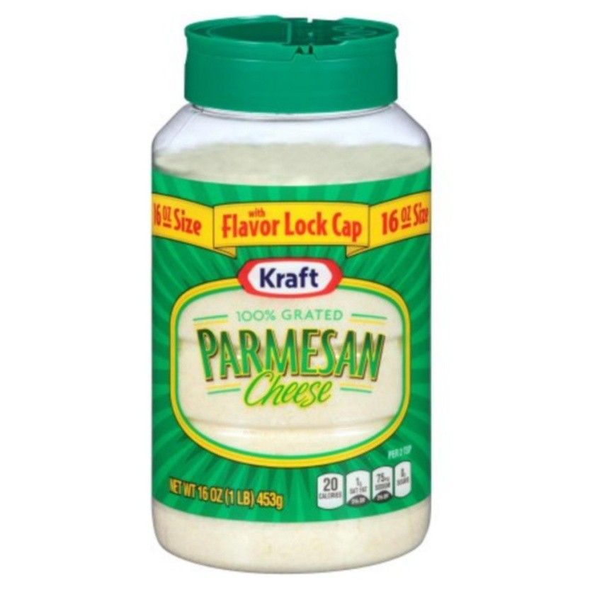 Kraft 100 Grated Parmesan Cheese 16 Oz Shaker Shopee Philippines