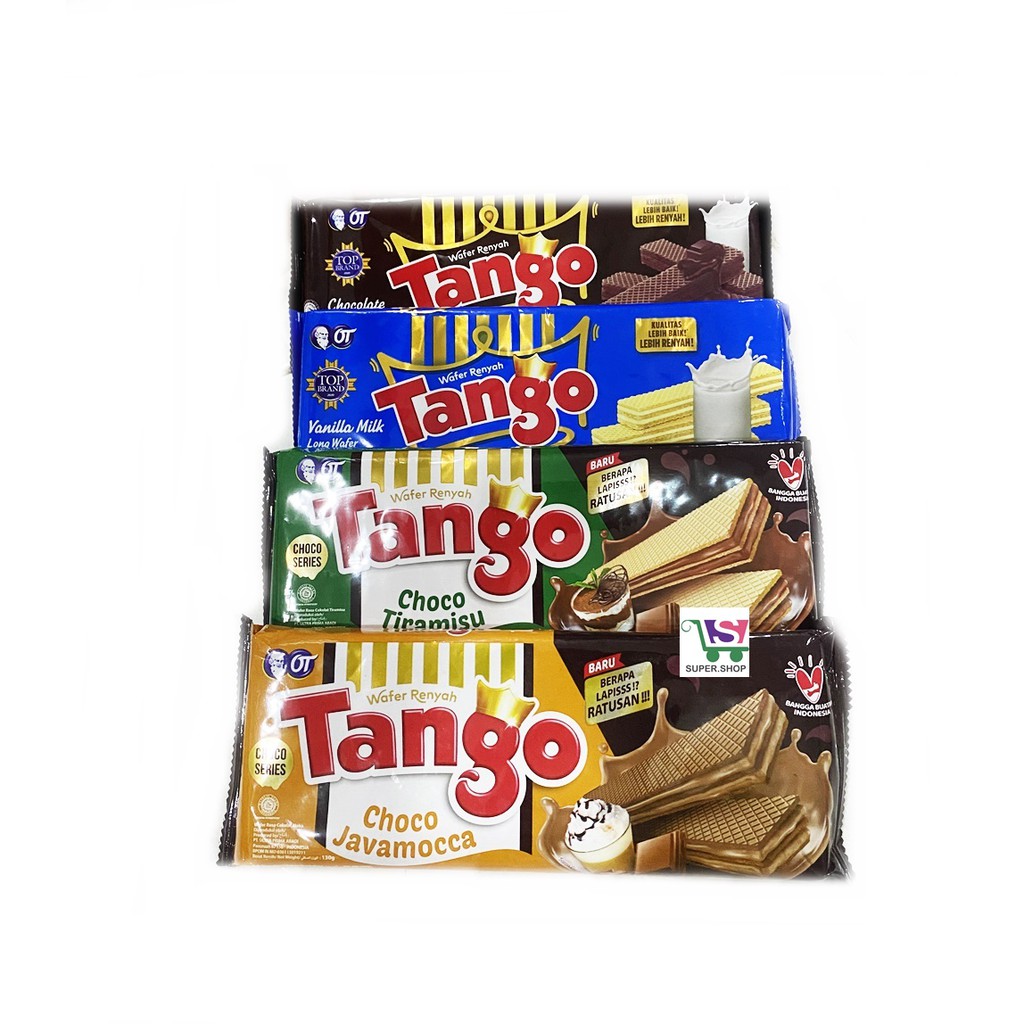 Tango Wafer Choco Tiramisu/Javamocca/Chocolate/Vanilla 110gram | Shopee ...