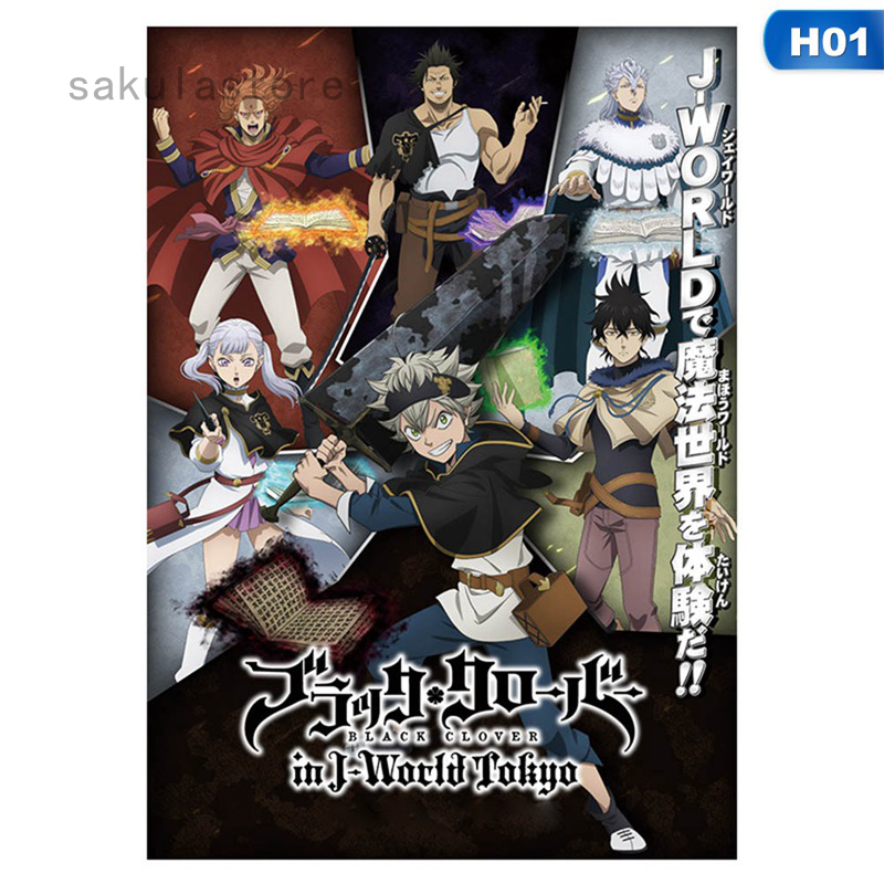 Wall Decoration Wall Art Anime Black Clover Asta Tin Sign Poster Anime Poster Shopee Philippines