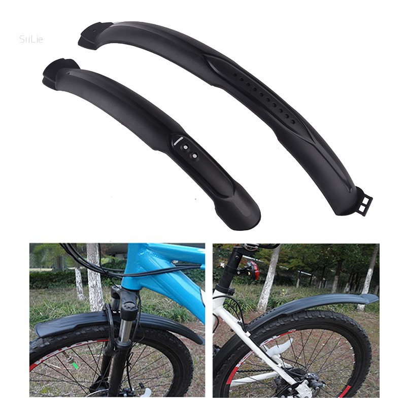 Black Mountain Bike Bicycle Mud Guards 24" 26" Front Rear ...