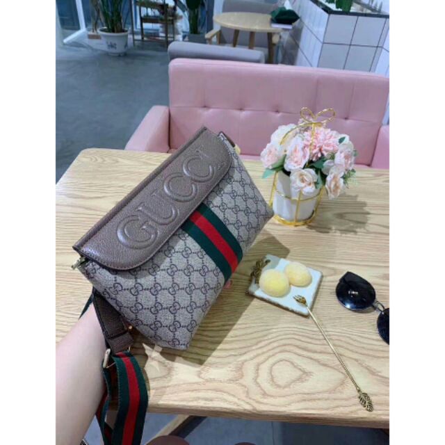 gucci floral sling bag