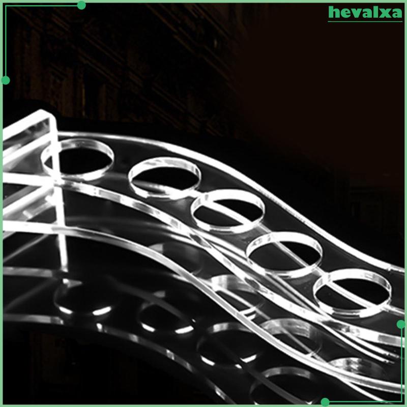 [Hevalxa] Glasses Serving Tray Glass Holder for Drinking, Serving, Display and Storage for Restaurant, Bar, Party, Family Gathering