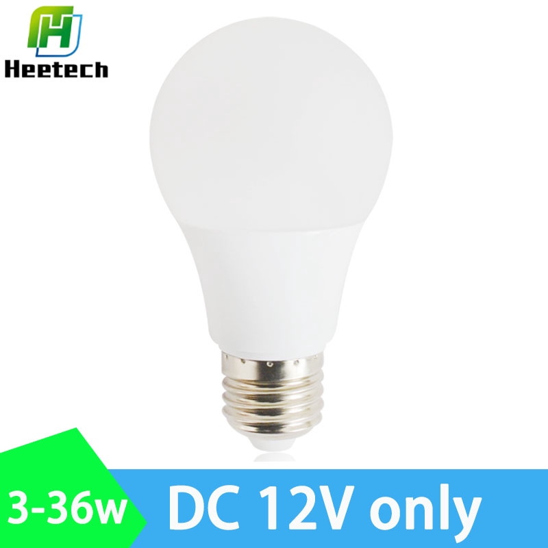 LED Bulb E27 DC 12V Light Bulb 3W 5W 7W 9W 12W 15W High Brightness for camping Shopee Philippines
