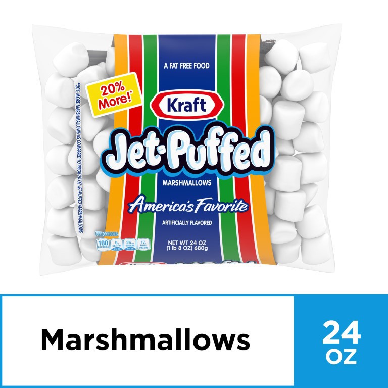 Kraft Jet Puffed Jumbo Marshmallow, 680g Perfect for Smores Shopee