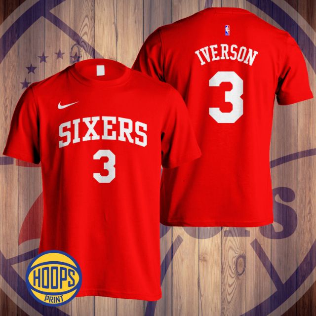retro sixers shirt