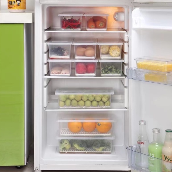 CSY Kitchen Refrigerator Keep fresh Fruits vegetables meat fish drain