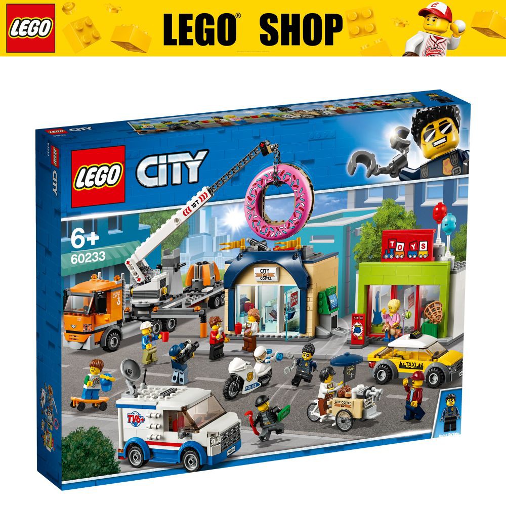  LEGO  City  Town 60233 Donut shop opening Age 6 Building 
