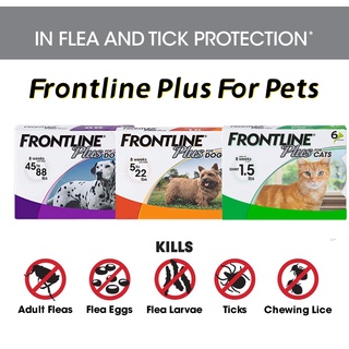 Frontline Plus Flea and Tick Spot Treatment for Dogs Repellent Anti-Flea Anti-Itching #3