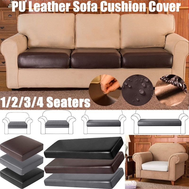 Leather Sofa Seat Cushion Covers Velcromag