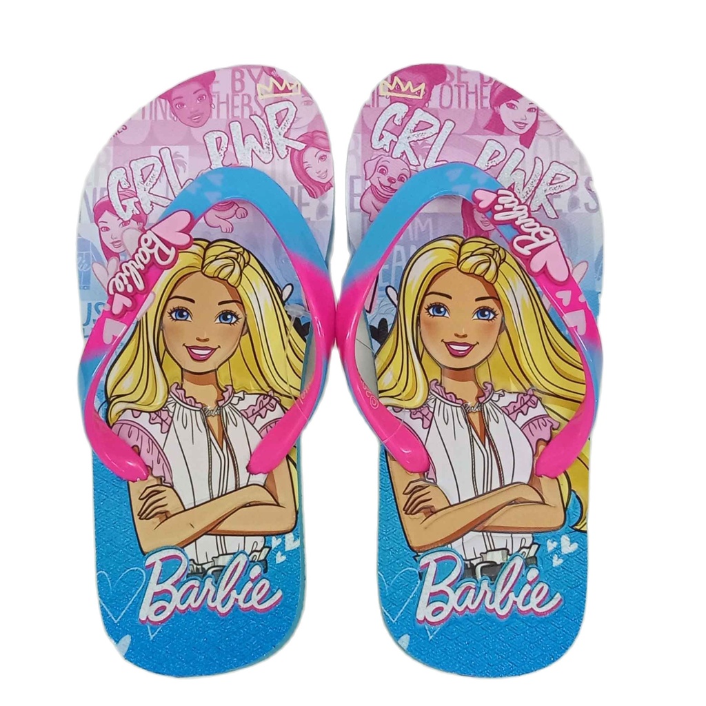 BARBIE SLIPPERS FOR KIDS (BRB-DS1169 LT.BLUE) | Shopee Philippines