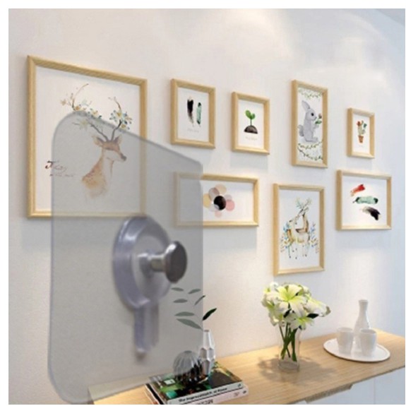 Non-Trace Self Adhesive Nails Hook For Photo Frame Hole Hanging Nail Wall  Paste Tack Photos Cross St | Shopee Philippines