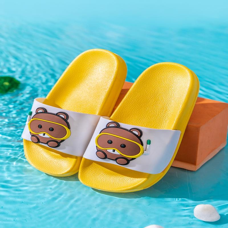 Mga slippers ng mga bata sa bahay na malambot sa ilalim ng mga sandalo ...