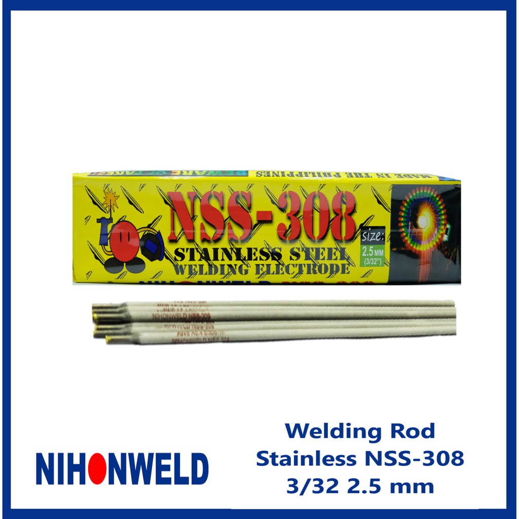 Welding Rod Stainless Nihonweld Nss 308 3 32 2 5 Mm Price Per Kilo Shopee Philippines