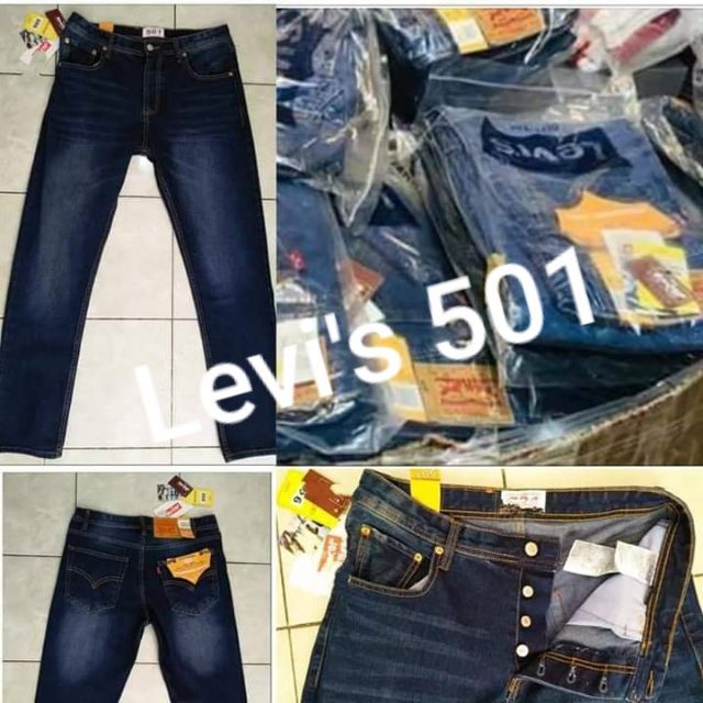 Branded Overrun Levis 501 Jeans For Men Shopee Philippines