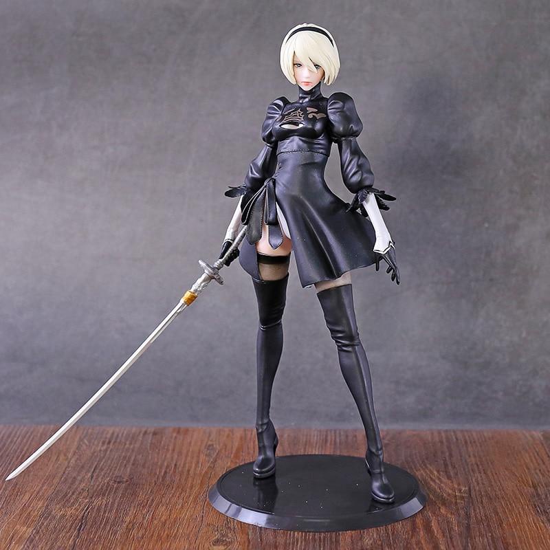 NieR Automata 2B YoRHa No.2 Type B Smll Sword Version PVC Figure Doll ...