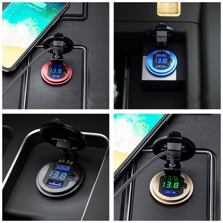 Car Dual USB Charger QC3.0 Quick Charge 3.0 36W Universal Truck Lighter Socket Plug