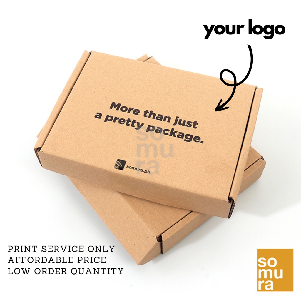 SOMURA Logo printing service ONLY add custom logo to your packaging
